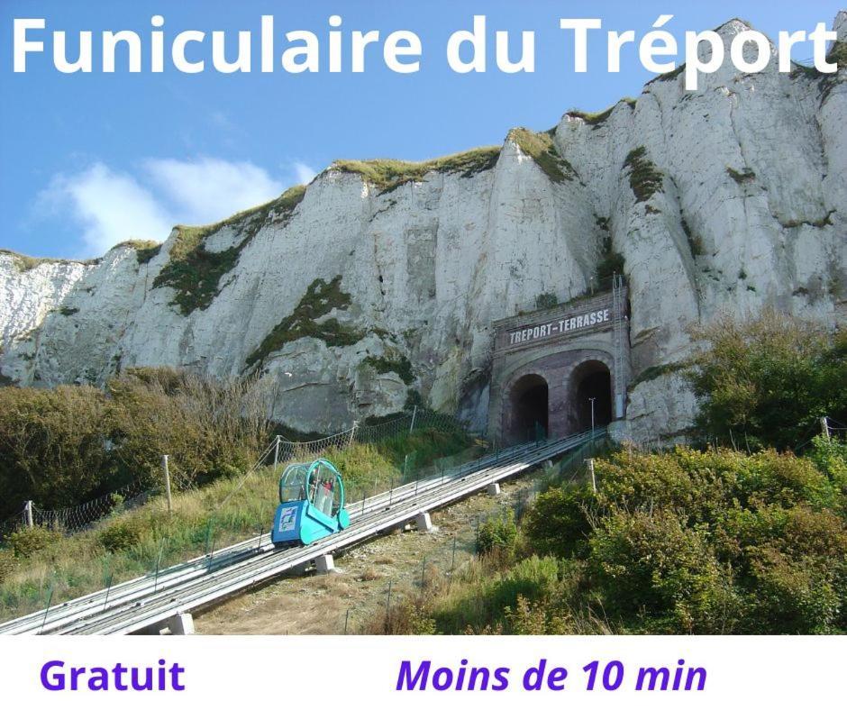 Caprices De Mer Appartement Avec Grand Balcon Et Vue A 300 M Plage, Apercu Mer, Lit Queen Size, Mers Les Bains Le Treport , Petit Dejeuner En Option, 2 Velos Fournis Exteriör bild